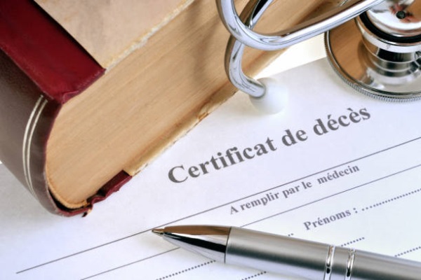 acta de defunción chile