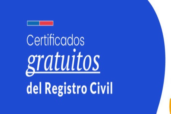 certificados gratis en el Registro Civil