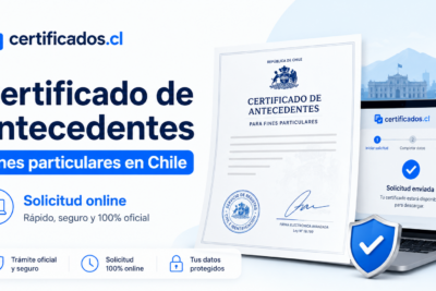 Certificado de antecedentes para fines particulares