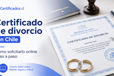 Certificado de divorcio en Chile