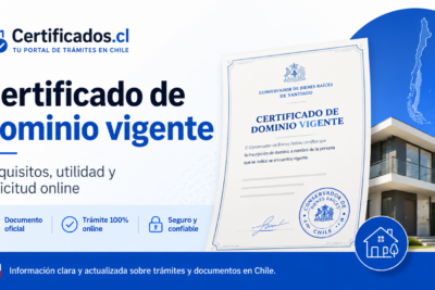 Certificado de dominio vigente