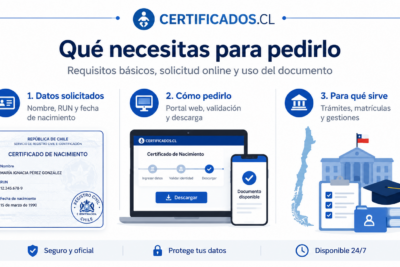 Certificado de nacimiento gratis en Chile