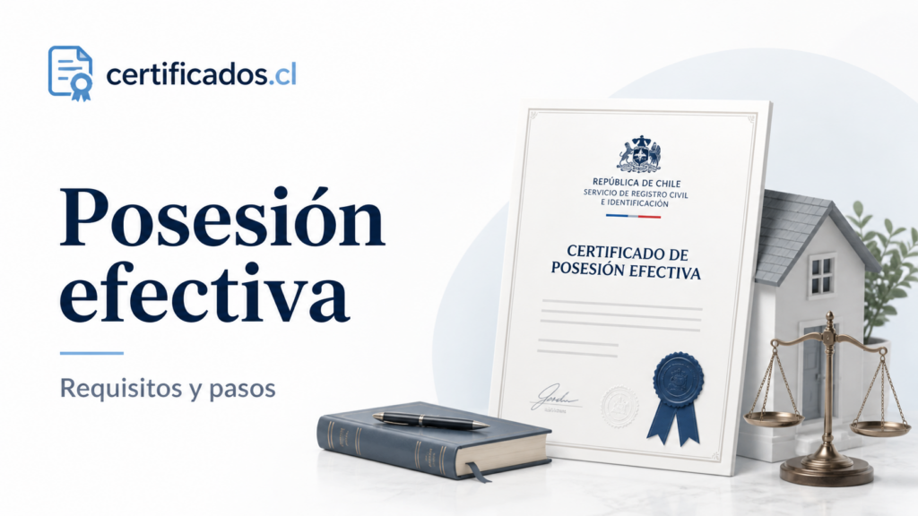 Certificado de posesión efectiva