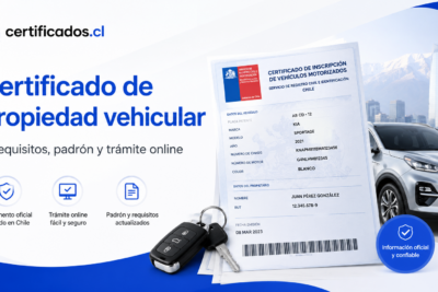 Certificado de propiedad vehicular