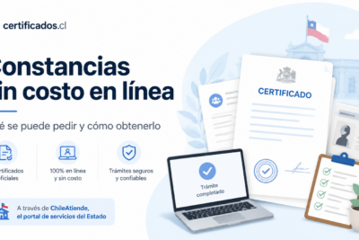 Certificados gratis ChileAtiende