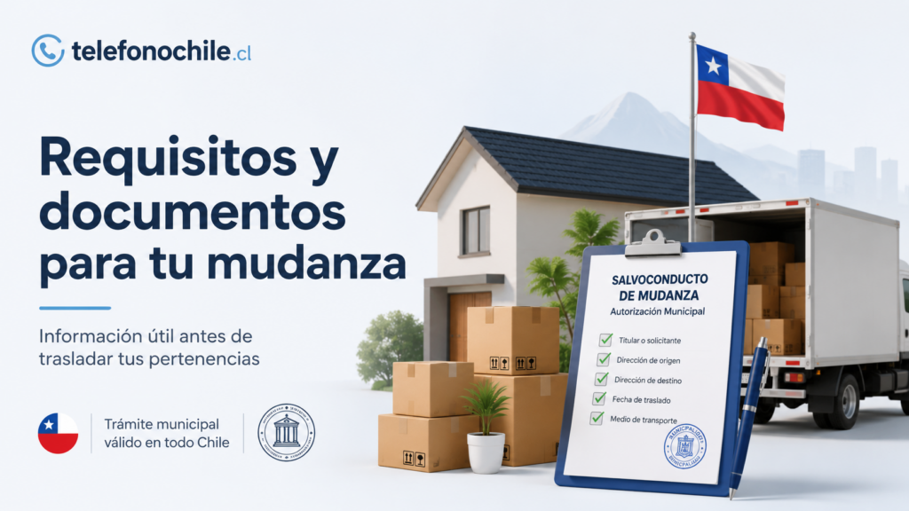 Salvoconducto de mudanza en Chile