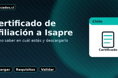 Certificado de afiliación a Isapre en Chile: cómo saber en cuál estás y descargarlo