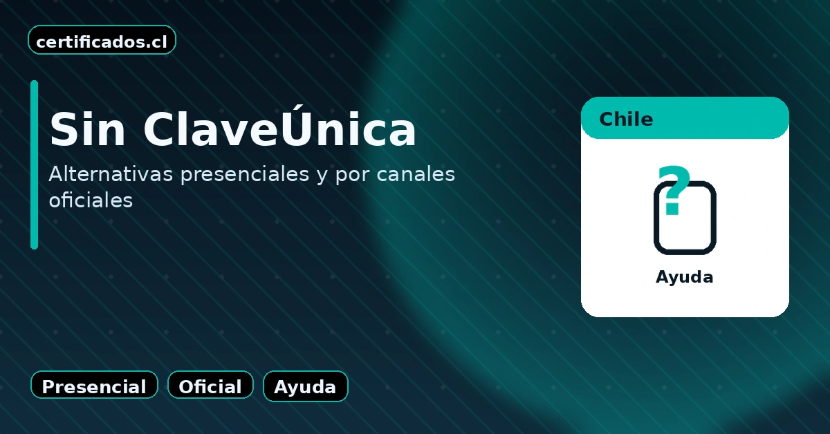 Certificado de afiliación a Isapre sin ClaveÚnica: alternativas presenciales y oficiales