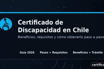 Certificado de Discapacidad en Chile: beneficios, requisitos y cómo obtenerlo (Guía 2026)