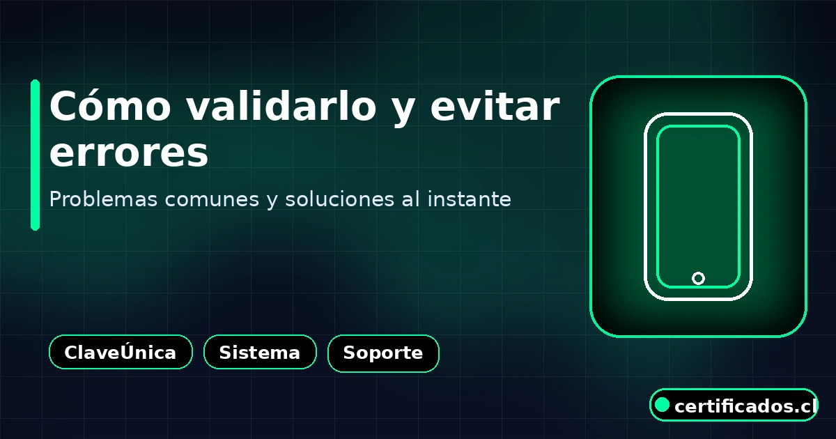 Cómo validar certificado de estudios para trabajo en Chile y solucionar errores comunes