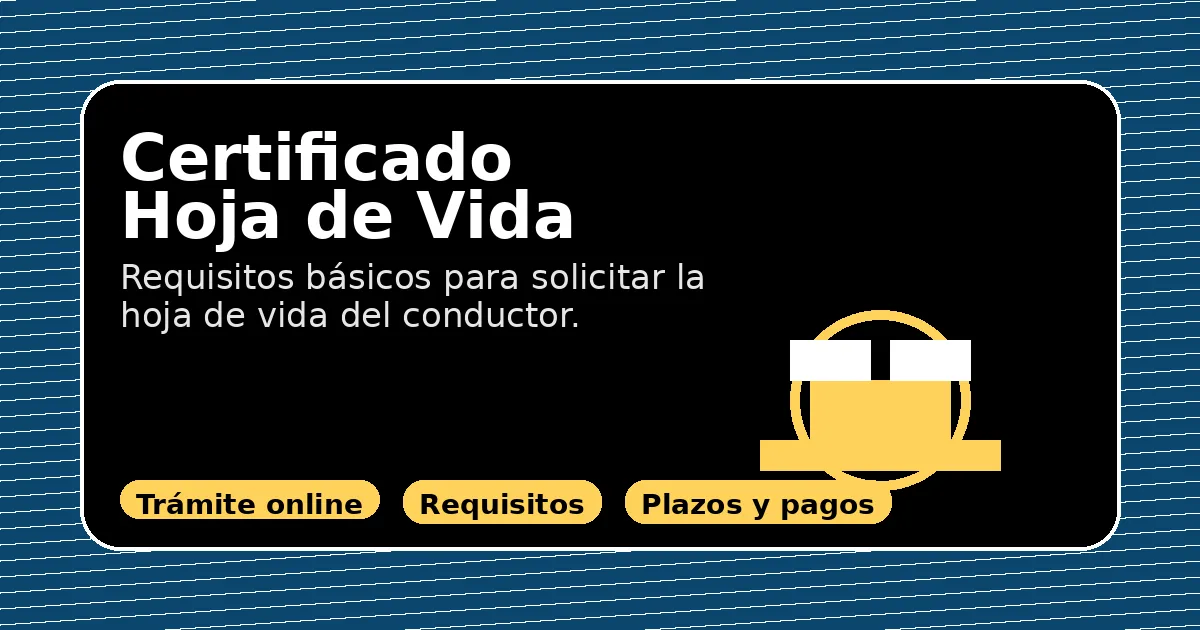 Requisitos para obtener la hoja de vida del conductor en Chile y solicitar el certificado en línea