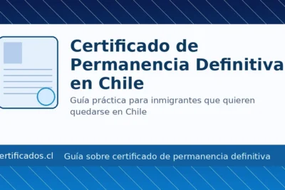 Certificado De Permanencia Definitiva En Chile: Cómo Obtenerlo, Descargarlo Y Usarlo Correctamente El Certificado de Permanencia Definitiva (también conocido en trámites como certificado de Residencia Definitiva) es uno de los documentos más solicitados por personas extranjeras que viven en Chile. Se usa para acreditar tu estatus migratorio frente a instituciones públicas y privadas, postular a beneficios, completar procesos bancarios, firmar contratos, realizar trámites de arriendo, estudiar, regularizar antecedentes, o simplemente demostrar que cuentas con un permiso de residencia indefinida en el país. En esta guía vas a encontrar una explicación completa, paso a paso y con ejemplos prácticos, sobre cómo obtener el certificado, cómo descargarlo, cómo verificarlo, qué hacer si lo perdiste o si tu residencia definitiva es antigua, y cuáles son los errores más comunes que provocan rechazos o demoras. También incluimos recomendaciones clave para que tu trámite sea más rápido y para que sepas cuándo te conviene usar una Resolución Exenta u otros documentos equivalentes. Importante: la normativa y los canales de atención pueden actualizarse. Por eso, además de esta guía, siempre conviene revisar las plataformas oficiales enlazadas más abajo antes de adjuntar documentos o enviar solicitudes. Qué Es El Certificado De Permanencia Definitiva Y Para Qué Sirve El Certificado de Permanencia Definitiva es un documento que permite demostrar que una persona extranjera cuenta con un permiso de residencia indefinida en Chile. En la práctica, muchas instituciones piden “el certificado” como respaldo adicional a tu cédula de identidad para extranjeros (RUN) o cuando el sistema interno de alguna entidad no puede validar tu residencia de manera automática. Qué Acredita Exactamente Este Certificado En términos simples, este certificado suele utilizarse para: Acreditar tu condición migratoria como residente definitivo en Chile. Respaldar procesos administrativos cuando la institución te solicita un comprobante formal. Resolver inconsistencias (por ejemplo, si una plataforma no reconoce tu residencia como “habilitada”). Presentar antecedentes cuando te solicitan “residencia definitiva” en un trámite social, bancario, laboral o educativo. Diferencia Entre Residencia Definitiva, Certificado Y Cédula De Identidad Es muy común confundir estos conceptos. Para evitar problemas, conviene separarlos: Residencia Definitiva: es el beneficio migratorio otorgado por el Estado de Chile, que te permite residir indefinidamente y realizar actividades lícitas en el país. Certificado de Permanencia Definitiva: es el documento que se usa como respaldo para demostrar esa residencia, especialmente cuando lo piden como antecedente adicional. Cédula de identidad para extranjeros: es tu documento de identificación emitido por el Registro Civil. No es lo mismo que el certificado, aunque en la práctica muchas instituciones se conforman con la cédula cuando está vigente. Además, existe otro documento muy consultado: Qué Es El Certificado De Vigencia De Residencia Definitiva Y Cuándo Se Usa En algunos casos, lo que realmente te están pidiendo no es el “certificado de permanencia” sino el Certificado de Vigencia de Residencia Definitiva, que se solicita a la PDI y que acredita que tu residencia definitiva está vigente. Este documento no es obligatorio para renovar la cédula en todos los casos, y normalmente se pide solo si el Registro Civil rechaza la renovación o si aparece un problema de habilitación. Si tu trámite es específicamente por “vigencia”, revisa esta ficha oficial de ChileAtiende (PDI) antes de enviar correos o formularios, porque allí se indican condiciones, costo y el canal correcto según tu región. Enlace oficial: ChileAtiende – Certificado De Vigencia De Residencia Definitiva Requisitos Previos Antes De Obtener El Certificado Antes de buscar el certificado, confirma estos puntos básicos. Hacerlo te ahorra tiempo y evita errores comunes. Tener Residencia Definitiva Otorgada Para obtener el certificado (o copias del documento), necesitas que el beneficio de residencia definitiva ya esté otorgado. Si todavía estás esperando resolución, lo más importante es revisar el estado del trámite y, si corresponde, descargar documentos que acrediten tu situación actual (por ejemplo, ampliaciones o respaldos en trámite según corresponda). Tener Acceso A Las Plataformas Digitales El canal principal para gestionar trámites migratorios y certificados es el portal oficial de trámites digitales: Portal De Trámites Digitales – Servicio Nacional De Migraciones Este portal permite iniciar sesión con: ClaveÚnica, que suele ser el método más práctico. Cuenta creada en el portal (correo y contraseña) cuando el sistema lo permite. Tener Tus Datos A Mano Para Evitar Errores Cuando una plataforma falla, la causa típica es una combinación de detalles simples: RUN mal escrito, correo distinto al registrado, nombres con tildes o diferencias, o documentos vencidos. Te conviene tener a mano: Tu RUN o número de documento. Tu correo registrado en trámites migratorios. Acceso a tu ClaveÚnica o recuperación disponible. Tu cédula para extranjeros (vigente o vencida, según el caso). Dónde Se Obtiene El Certificado De Permanencia Definitiva En Línea Para la mayoría de personas, el certificado se obtiene desde el Portal de Trámites Digitales. En términos prácticos, existen dos escenarios: Residencia definitiva otorgada en años recientes: normalmente puedes obtener copias desde el portal, sin pedir duplicado formal. Residencia definitiva antigua o certificado extraviado: puede ser necesario solicitar un duplicado según reglas específicas. Acceso Al Portal Con ClaveÚnica La forma más directa es ingresar al portal y autenticarte con ClaveÚnica. Puedes iniciar sesión desde aquí: Iniciar Sesión – Portal De Trámites Digitales Una vez dentro, busca el trámite correspondiente a certificados. En trámites informativos del Ministerio del Interior se indica expresamente que, si tu permanencia definitiva fue otorgada desde cierta fecha, puedes obtener copias directamente desde el portal, seleccionando el trámite “Certificado de Permanencia Definitiva con Clave Única”. Cómo Descargar El Certificado Paso A Paso El recorrido exacto dentro del portal puede variar según actualizaciones, pero la lógica suele ser similar. Sigue este esquema: Entra al Portal de Trámites Digitales. Inicia sesión con ClaveÚnica (o con tu cuenta del portal si aplica). Busca el trámite asociado a Certificado de Permanencia Definitiva o sección de certificados. Selecciona la opción para generar o descargar el documento. Descarga el archivo y guárdalo en una carpeta segura (idealmente con nombre y fecha). Recomendaciones Para Usar El Certificado Sin Problemas No edites el PDF ni lo “reconstruyas” con capturas: muchas instituciones rechazan documentos alterados. Envía el archivo completo (no solo la primera página) cuando te lo pidan como antecedente. Conserva el correo o comprobante de descarga si el portal lo emite. Evita compartirlo públicamente: contiene datos personales sensibles. Qué Hacer Si Perdiste Tu Certificado O Si Tu Residencia Definitiva Es Antigua Si extraviaste tu certificado, o si tu permanencia definitiva fue otorgada hace muchos años, podrían aplicarse reglas diferentes. En información oficial publicada por la Subsecretaría del Interior, se indica que las personas con permanencia definitiva otorgada desde una fecha determinada pueden obtener copias directamente desde el portal, mientras que quienes la obtuvieron antes deben revisar el procedimiento de duplicado. Cuándo Necesitas Solicitar Un Duplicado Formal En general, se solicita duplicado cuando el certificado físico o el documento original está dañado o extraviado, y el sistema no permite obtener copias directas. Este escenario es más frecuente para residencias definitivas muy antiguas o emitidas bajo formatos anteriores. Documentos Que Suelen Pedir Para Un Duplicado Cuando corresponde duplicado, normalmente te piden antecedentes como: Constancia de pérdida del certificado (realizada ante Carabineros). Certificado de vigencia (en casos específicos, según instructivos). Copia de cédula de identidad por ambos lados (vigente o vencida). Certificado de antecedentes para fines especiales (obtenible en Registro Civil con ClaveÚnica). Como los requisitos pueden variar por situación personal, revisa siempre el detalle del trámite en fuentes oficiales antes de adjuntar documentos. Cómo Verificar Un Certificado De Permanencia Definitiva Digital La verificación es útil cuando una institución quiere confirmar que tu certificado es real o vigente, o cuando debes validar un documento digital emitido para ciertos períodos. El Portal de Trámites Digitales cuenta con un módulo de verificación donde ingresas datos del certificado (como folio y número de certificado) para validar el documento. Cuándo Conviene Verificar Cuando una institución te pide “validar” tu certificado. Cuando la empresa o entidad tiene dudas sobre el documento. Cuando quieres confirmar que el archivo descargado coincide con tus datos. Cómo Hacer La Verificación En Línea Puedes acceder al módulo de verificación desde el portal. Allí se solicitan datos como número de folio y número de certificado. Este es el enlace directo a la verificación: Verificación De Certificado De Permanencia Definitiva – Portal De Trámites Digitales Dentro del mismo formulario suele aparecer una sección de ayuda visual para ubicar los números correctos en el documento. Cómo Obtener La Residencia Definitiva Para Luego Acceder Al Certificado Muchas búsquedas sobre el “certificado” en realidad vienen de personas que todavía están en proceso de obtener la residencia definitiva. En ese caso, lo más importante es entender el camino completo: postulación, revisión, resolución y luego documentación final. Qué Es La Residencia Definitiva Según La Plataforma Oficial La residencia definitiva es el permiso para radicarse indefinidamente en Chile y desarrollar actividades lícitas, de acuerdo con la descripción del trámite de solicitud en el Portal de Trámites Digitales. Trámite oficial: Solicitud De Residencia Definitiva – Portal De Trámites Digitales Dónde Se Realiza La Solicitud La solicitud se realiza en el portal oficial del Servicio Nacional de Migraciones. En la página informativa de Residencia Definitiva del SERMIG se indica que la postulación se hace en el Portal de Trámites Digitales, ingresando con ClaveÚnica o con una cuenta creada para esos fines. Página oficial: Residencia Definitiva – Servicio Nacional De Migraciones Requisitos Generales Para Personas Mayores De Edad Los requisitos exactos dependen de la subcategoría y de tu caso, pero en la guía oficial del SERMIG se indican ejemplos de documentación general para la solicitud (por ejemplo, antecedentes del país de origen apostillados o legalizados y documentación de identificación, entre otros). Siempre revisa el listado actualizado en la página oficial antes de subir archivos. Errores Frecuentes Que Generan Observaciones O Rechazos Subir documentos vencidos o ilegibles. Adjuntar archivos con peso mayor al permitido o en formato incorrecto. Usar correos distintos al registrado en el portal. Omitir documentos específicos según tu fundamento (vínculo familiar, actividad económica, etc.). No responder a tiempo una solicitud de antecedentes adicionales. Cómo Enviar Antecedentes Adicionales Si El Servicio Los Solicita Cuando el Servicio solicita documentos extra, normalmente te notifica por correo. En la página oficial de Residencia Definitiva del SERMIG se explica que debes ingresar al portal, ubicar en tu bandeja la solicitud para completar antecedentes y adjuntar lo requerido. Cómo Revisar El Estado De Tu Solicitud Una vez ingresada la solicitud, puedes revisar el estado desde el portal, usando la opción de consulta de estado del trámite. Esto te ayuda a evitar incertidumbre y a actuar rápido si aparece una observación o requerimiento. Acceso al portal: Portal De Trámites Digitales Qué Hacer Cuando Te Aprueban La Residencia Definitiva Cuando se otorga la residencia definitiva, no basta con “esperar”. Hay pasos prácticos que conviene hacer rápido para evitar problemas de identificación o habilitación. Solicitar Hora En Registro Civil Para Cédula De Identidad En la información oficial del SERMIG se indica que, una vez otorgado el beneficio, debes solicitar una cita en el Registro Civil dentro del plazo señalado desde la notificación. Esto es importante porque la cédula para extranjeros se usa en prácticamente todos los trámites cotidianos. Para detalles sobre obtención o renovación de cédula, revisa la ficha oficial: ChileAtiende – Cédula De Identidad Para Extranjeros Cómo Revisar Si Estás Habilitado Para Cedular Una causa frecuente de frustración es “no aparecer habilitado” al intentar pedir hora para cédula. Para estos casos, existe orientación paso a paso en Ayuda Migraciones, incluyendo cómo revisar en el sitio del Registro Civil la habilitación para primera cédula o renovación. Ayuda Migraciones – Verificar Habilitación Para Obtener Cédula Resolución Exenta Como Alternativa O Respaldo Del Certificado En muchos trámites, especialmente cuando una institución solicita “un documento oficial que compruebe el resultado de tu tramitación”, la Resolución Exenta puede servir como respaldo sólido. El SERMIG explica que la Resolución Exenta es el documento que comprueba el resultado de una tramitación ante el Servicio Nacional de Migraciones y puede presentarse ante instituciones públicas o privadas. Qué Es La Resolución Exenta La Resolución Exenta funciona como evidencia formal del otorgamiento, rechazo, archivamiento u otros resultados. Si por alguna razón no puedes descargar tu certificado o te lo cuestionan, la resolución puede ser un soporte muy útil. Cómo Descargar La Resolución Exenta Existe una guía oficial del SERMIG que explica cómo descargarla, incluyendo opciones como revisar el registro histórico o Transparencia Activa según la fecha de tu tramitación. SERMIG – Qué Es La Resolución Exenta Y Cómo Descargarla Problemas Comunes Y Soluciones Rápidas No Puedo Ingresar Al Portal Revisa si estás entrando por el enlace oficial y no por un clon o un enlace antiguo guardado. Prueba iniciar sesión con ClaveÚnica en vez de correo y contraseña (o viceversa, según el trámite). Si tu ClaveÚnica falla, usa los canales oficiales de recuperación y no entregues claves a terceros. No Me Aparece El Trámite Del Certificado Confirma que tu residencia definitiva está realmente otorgada y que estás usando el mismo RUN y correo del trámite original. Si tu permanencia definitiva es antigua, revisa si corresponde duplicado formal. Intenta buscar el trámite por palabras clave como “certificado”, “permanencia definitiva” o “residencia definitiva”. Me Piden Vigencia Y No Certificado Si una institución te pide “vigencia”, revisa la ficha oficial del certificado de vigencia (PDI) y sigue el canal indicado por región. Esto se solicita por correo y es gratuito según ChileAtiende. ChileAtiende – Vigencia De Residencia Definitiva Preguntas Frecuentes Sobre El Certificado De Permanencia Definitiva El Certificado Reemplaza La Cédula De Identidad No. El certificado es un documento de respaldo migratorio, pero la cédula es tu identificación principal en Chile. En la mayoría de trámites cotidianos te pedirán la cédula, y solo en casos específicos te solicitarán además el certificado o la resolución. Qué Hago Si Mi Cédula Está Vencida Pero Tengo Residencia Definitiva Debes gestionar la renovación u obtención según corresponda. Si el sistema del Registro Civil exige habilitación, revisa los pasos oficiales de habilitación y, si se produce rechazo, evalúa si corresponde presentar vigencia u otros antecedentes. Puedo Presentar La Resolución Exenta En Lugar Del Certificado Muchas instituciones aceptan la Resolución Exenta como respaldo, porque acredita formalmente el resultado de la tramitación. Si el trámite donde te lo piden exige específicamente “certificado” puede que igual debas adjuntarlo, pero la resolución suele ayudar cuando hay problemas de validación o cuando necesitas un documento oficial adicional. Consejos Finales Para Evitar Problemas En Trámites Con Permanencia Definitiva Mantén un respaldo digital de tu certificado, resolución y documentos asociados en una carpeta segura. Usa siempre enlaces oficiales para iniciar sesión y descargar documentos. No pagues a terceros por “activar” tu certificado: la mayoría de gestiones se realizan en portales oficiales. Evita enviar documentos por WhatsApp a desconocidos: tu información personal puede ser usada indebidamente. Si sales de Chile por períodos largos, revisa las reglas para no perder la residencia por ausencias prolongadas. Con estos pasos deberías poder obtener y usar el Certificado de Permanencia Definitiva en Chile de forma correcta, evitando rechazos y entendiendo cuándo corresponde usar vigencia, resolución exenta u otros respaldos oficiales.