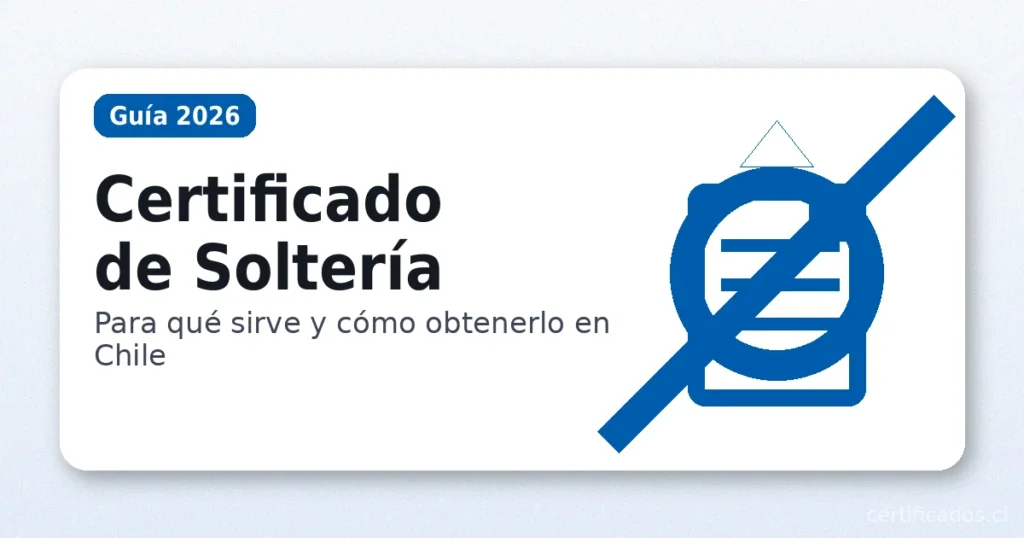 Certificado de soltería en Chile: para qué sirve y cómo obtenerlo online