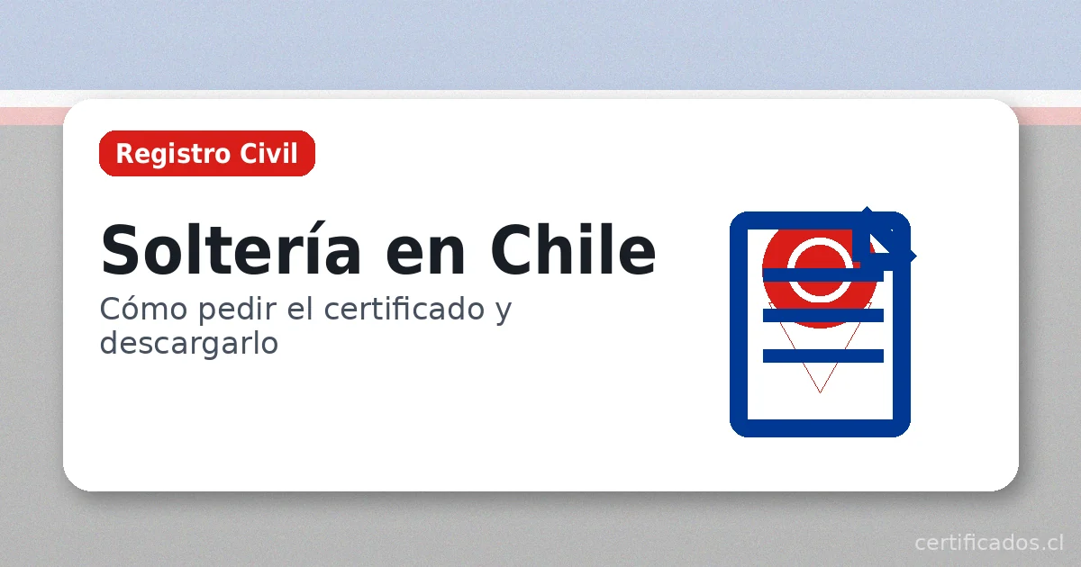 Certificado de soltería Registro Civil Chile: cómo solicitarlo y descargarlo