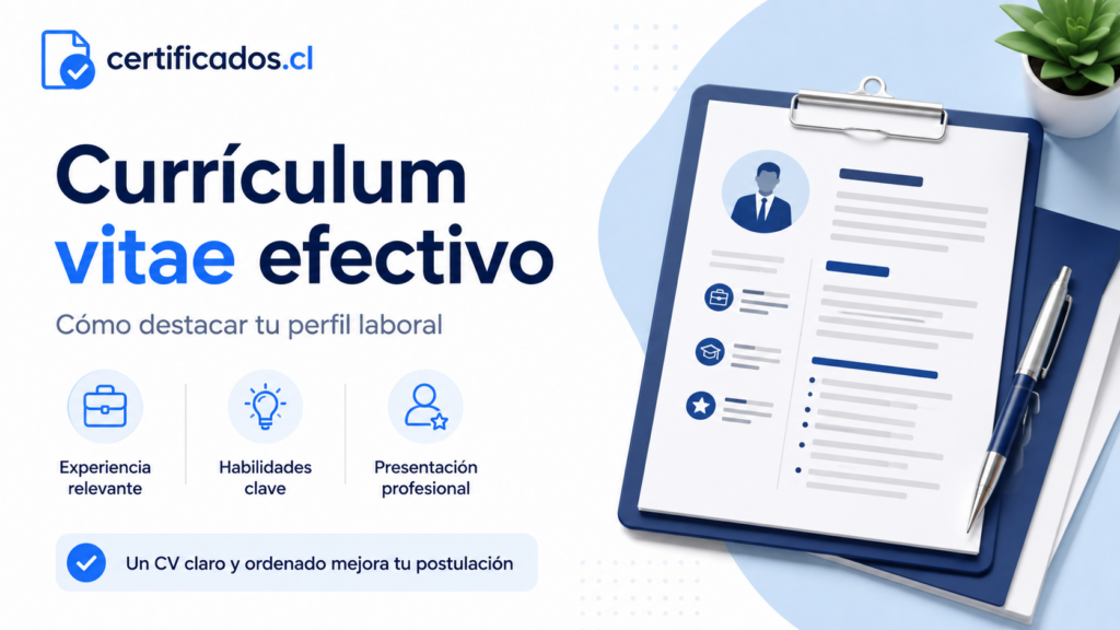 Cómo hacer un currículum vitae en Chile