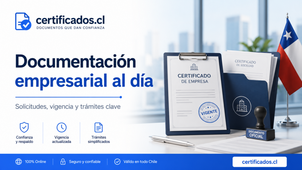 Certificados de empresa en Chile