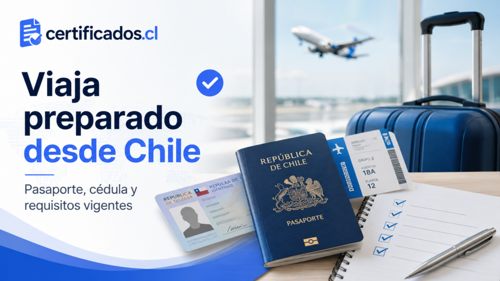 Documentos para viajar al extranjero desde Chile