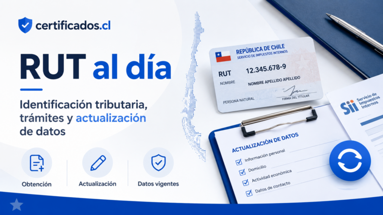 RUT en Chile: qué es, cómo obtenerlo y actualizar los datos - Certificados
