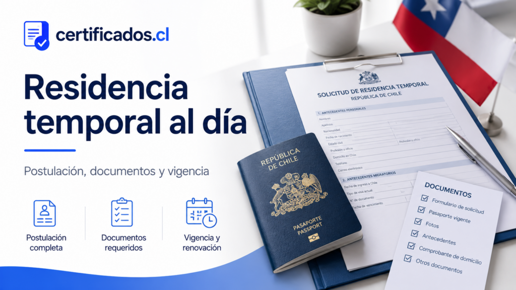 Residencia temporal en Chile