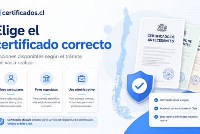 Certificados de antecedentes en Chile