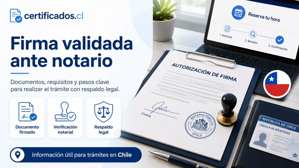 Autorización de firma ante notario en Chile