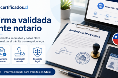 Autorización de firma ante notario en Chile