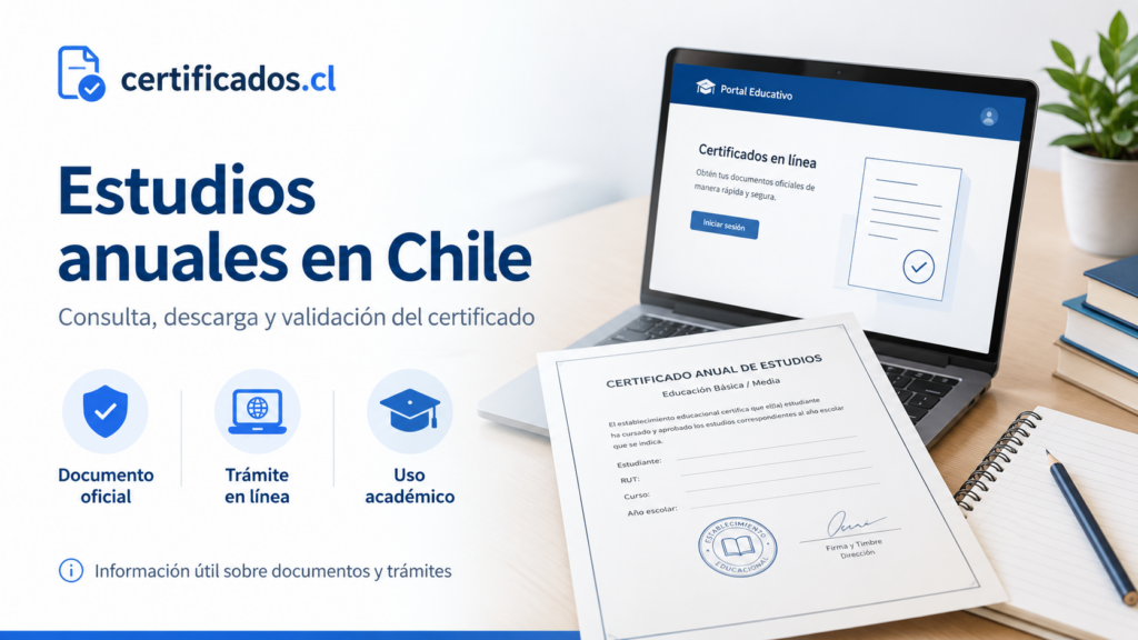 Certificado anual de estudios
