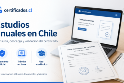 Certificado anual de estudios