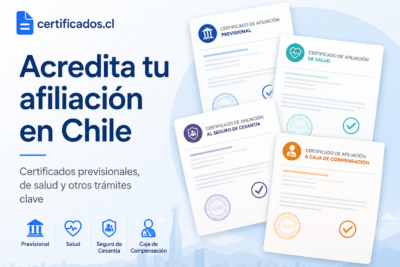 Certificado de afiliación AFP