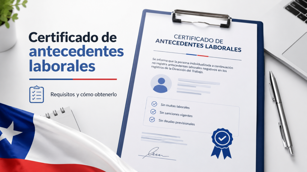 Certificado de antecedentes laborales