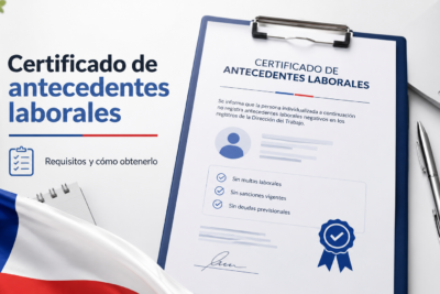 Certificado de antecedentes laborales