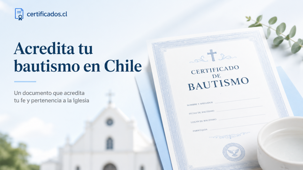 Certificado de bautismo