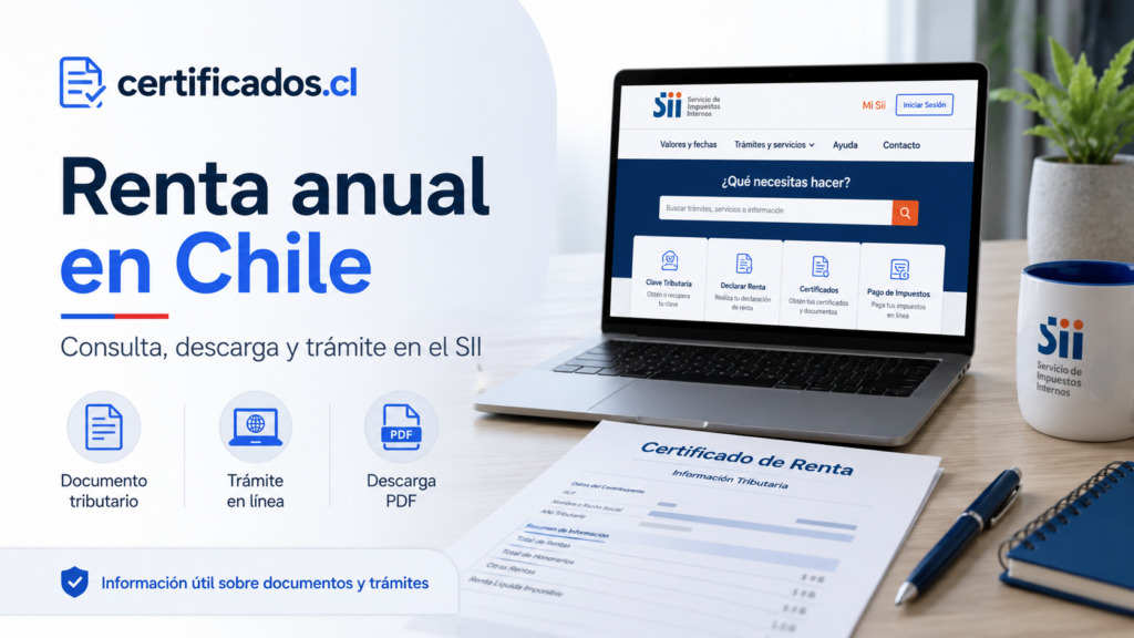 Certificado de declaración de renta