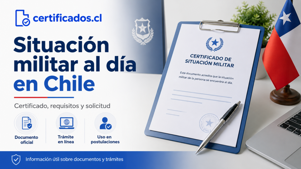 Certificado de situación militar al día