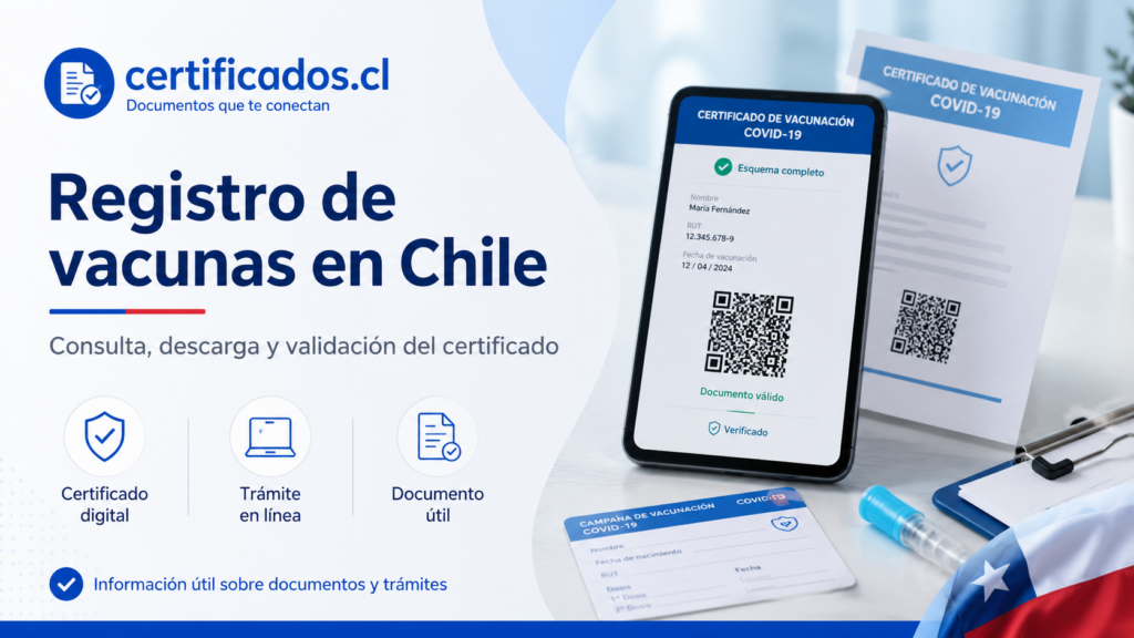Certificado de vacunación en Chile