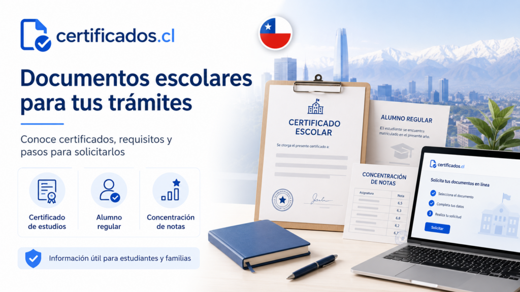 Certificados escolares en Chile