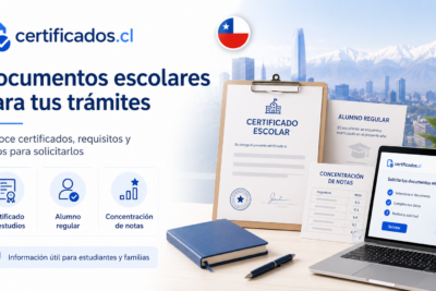 Certificados escolares en Chile