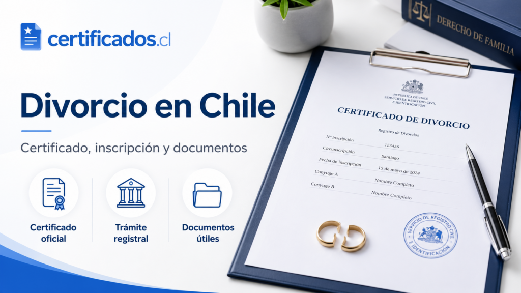 Cómo acreditar un divorcio en Chile