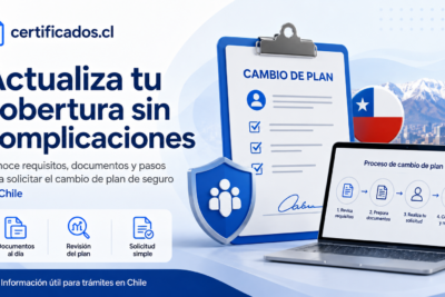 Cómo cambiar de plan de seguro en Chile