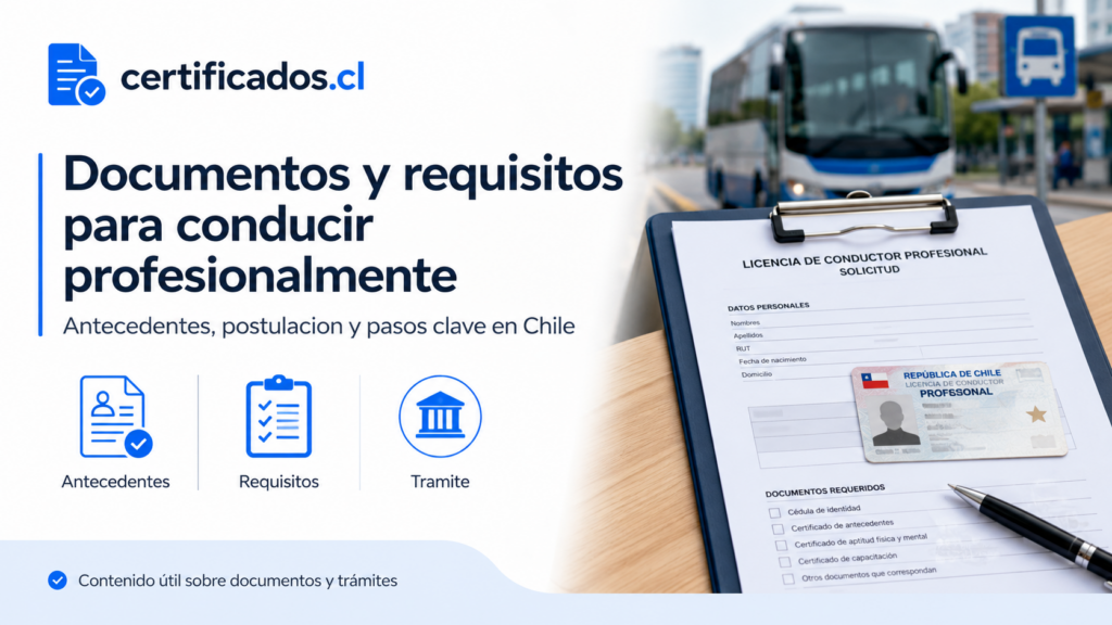 Licencia profesional en Chile