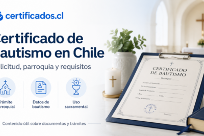Partida de bautismo católico en chile
