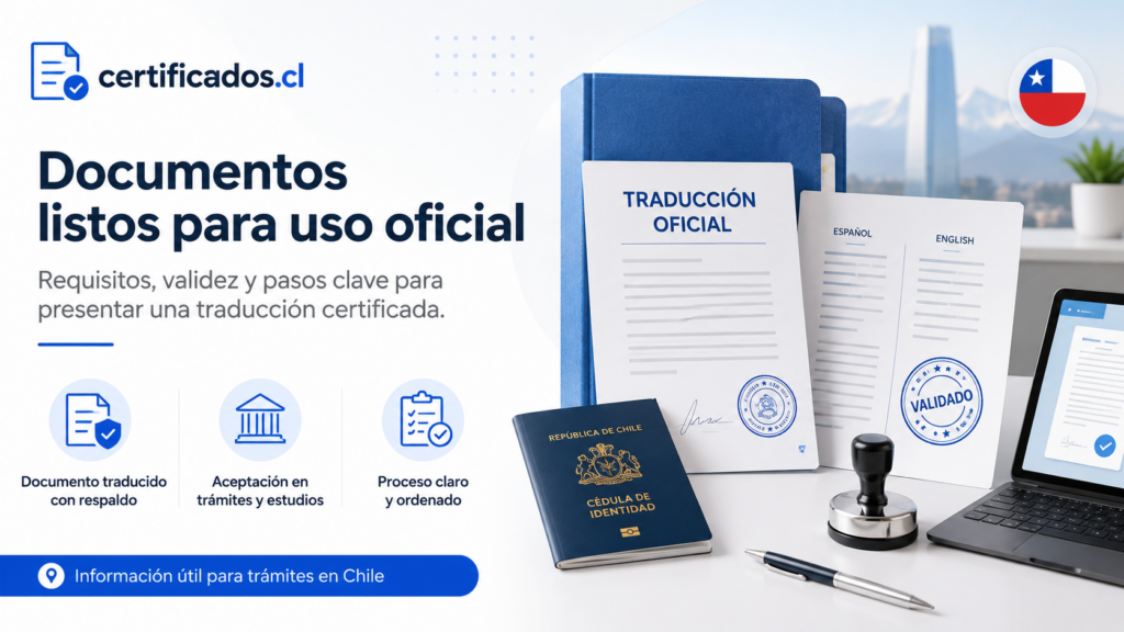 Traducción oficial en Chile