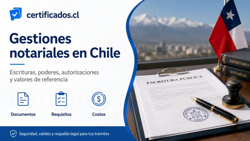 Trámites notariales en Chile
