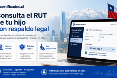 Cómo saber el RUT de mi hijo en Chile de forma legal