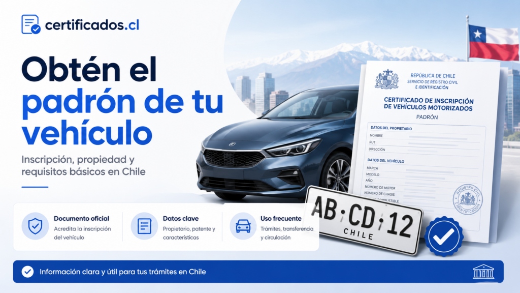 Padrón de Vehículo en Chile