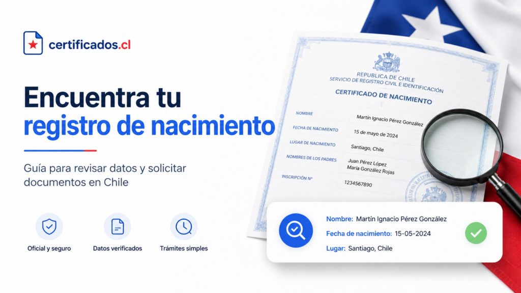 Cómo localizar una inscripción de nacimiento con los datos de una persona