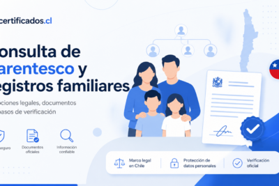 conocer los vínculos familiares de una persona en Chile