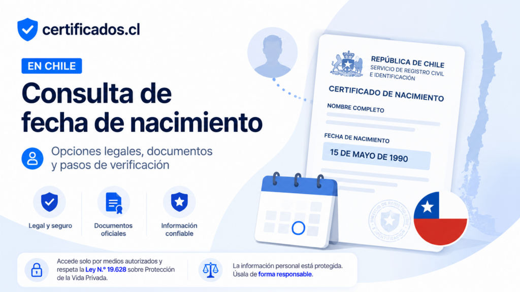 fecha de nacimiento de una persona