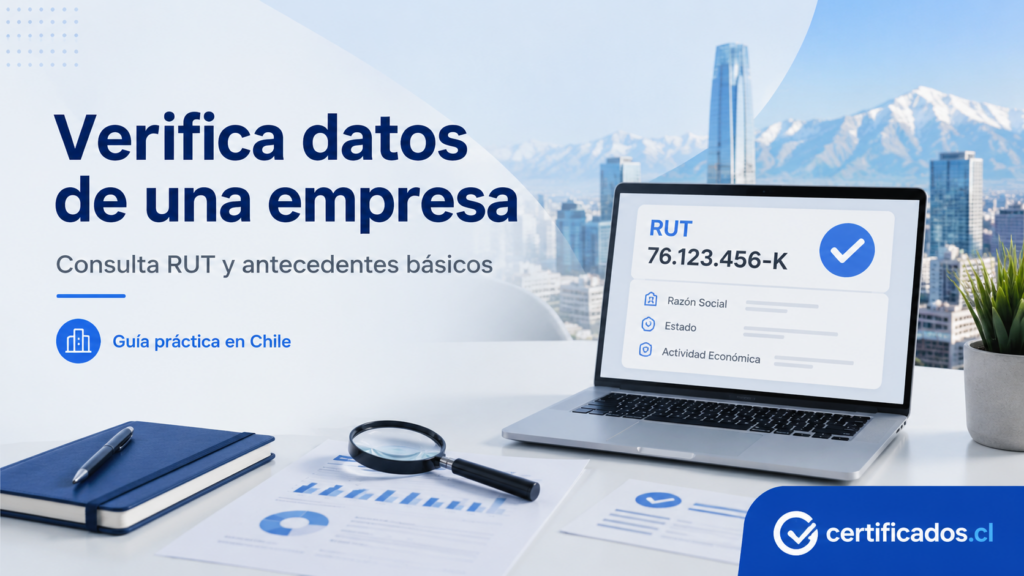 verificar el RUT de una empresa en Chile