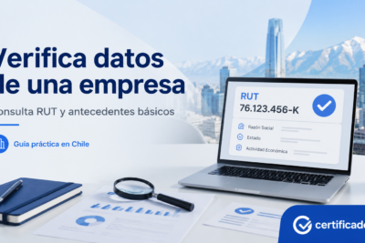 verificar el RUT de una empresa en Chile